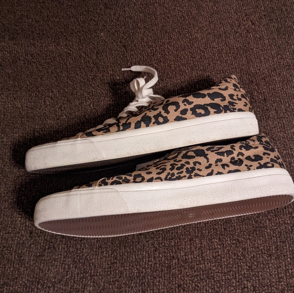 Madewell Leopard low top sidewalk sneaks - Picture 3 of 8